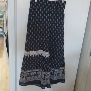 Live 4 Truth Navy and White Formal Palazzo Pants